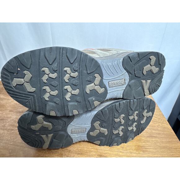 Propét Shoes Men's 7.5 Connelly Strap Slip-On Sneaker Gray Gunsmoke Orange M5502 - Picture 5 of 11